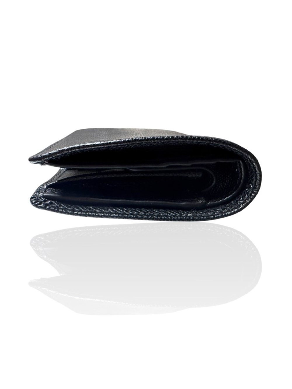 Furla Black Leather Compwct Wallet - Picture 6 of 7